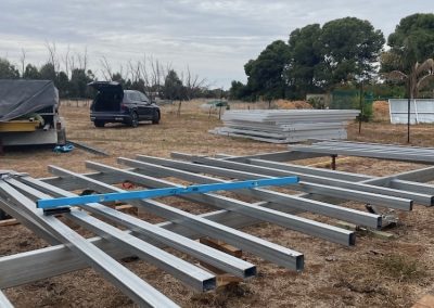 AE Transportables under construction floor outside no2